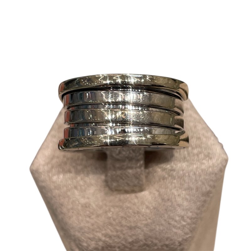 BVLGARI 寶格麗 B.zero1 K18WG 白金四環戒指 #51-0
