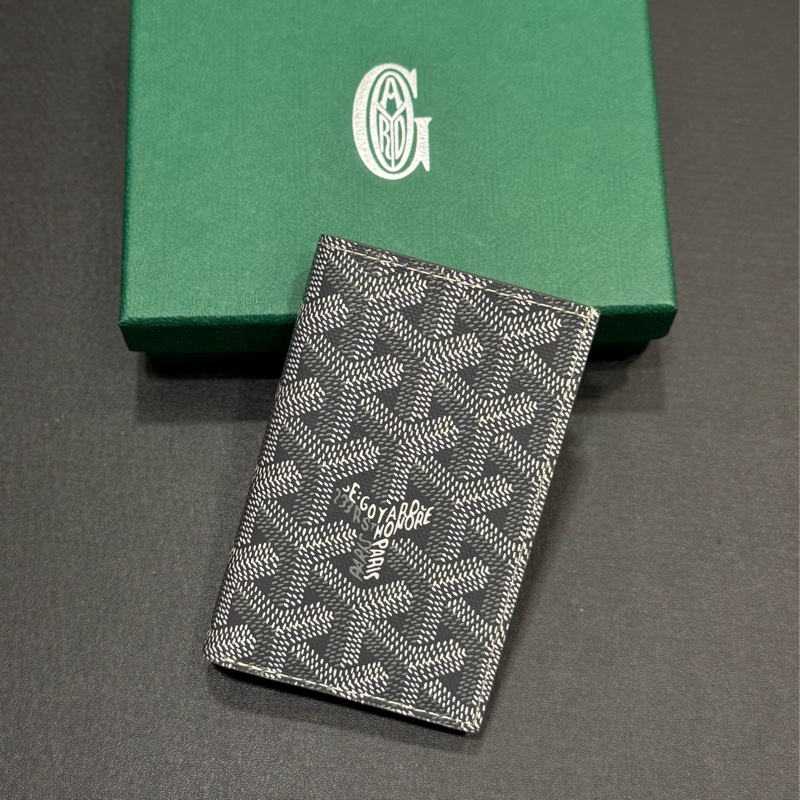 Goyard 灰色男裝卡包-0