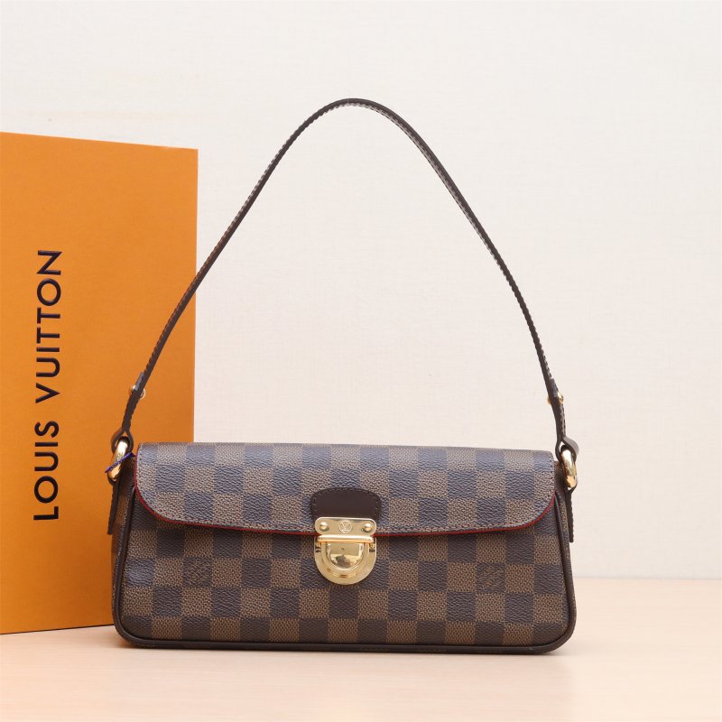 二手 Mercedes腋下包 棕色棋盤格 PVC-0