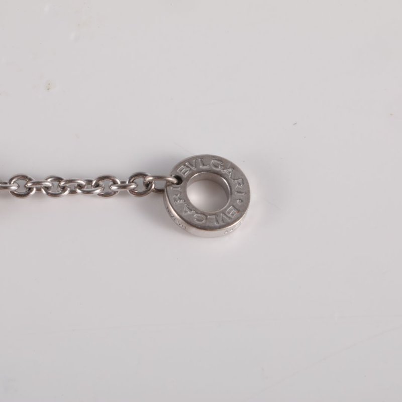 BVLGARI B.ZERO1小彈簧手鏈18K白金S-M碼白金手鍊／手環-2