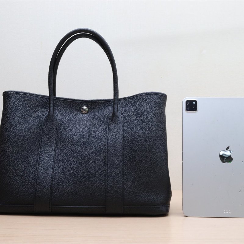 花园派对包 36 89黑色 内戈纳皮 Z刻 银扣-1