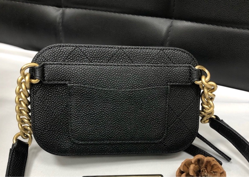 香奈兒Chanel  黑色腰包-1