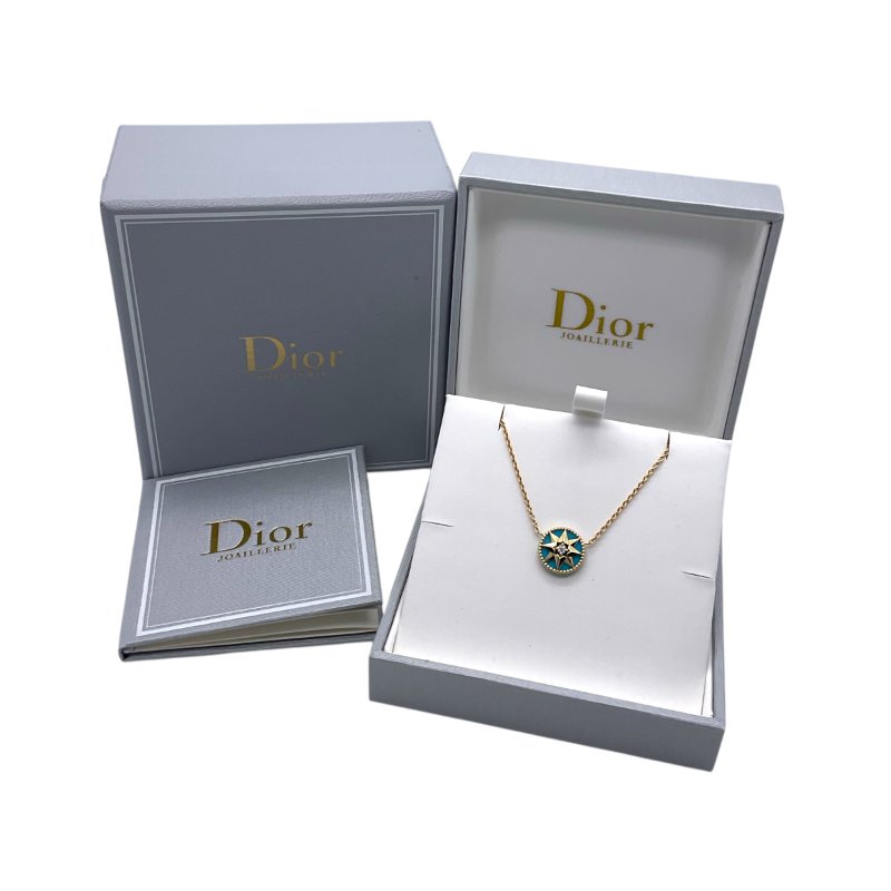 Dior 迪奧 Rose des Vents 18K 黃金 鑽石 項鏈-8