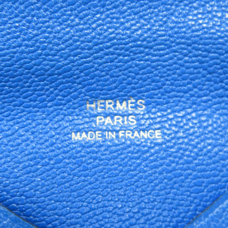 藍色 Chevre皮革 Calvi 卡夾 名片夾 B刻-5