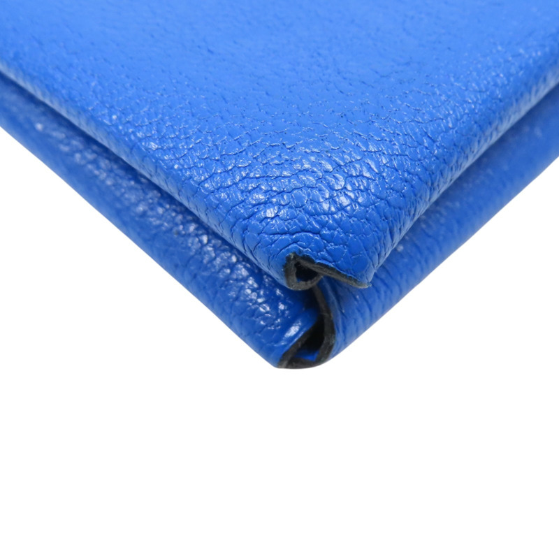 藍色 Chevre皮革 Calvi 卡夾 名片夾 B刻-7