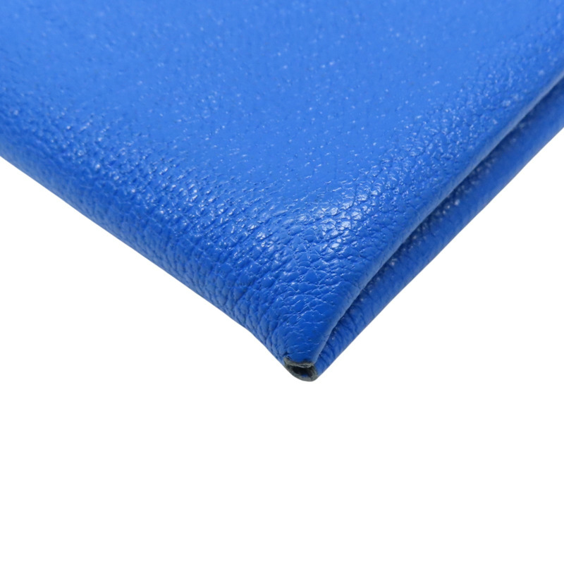 藍色 Chevre皮革 Calvi 卡夾 名片夾 B刻-10