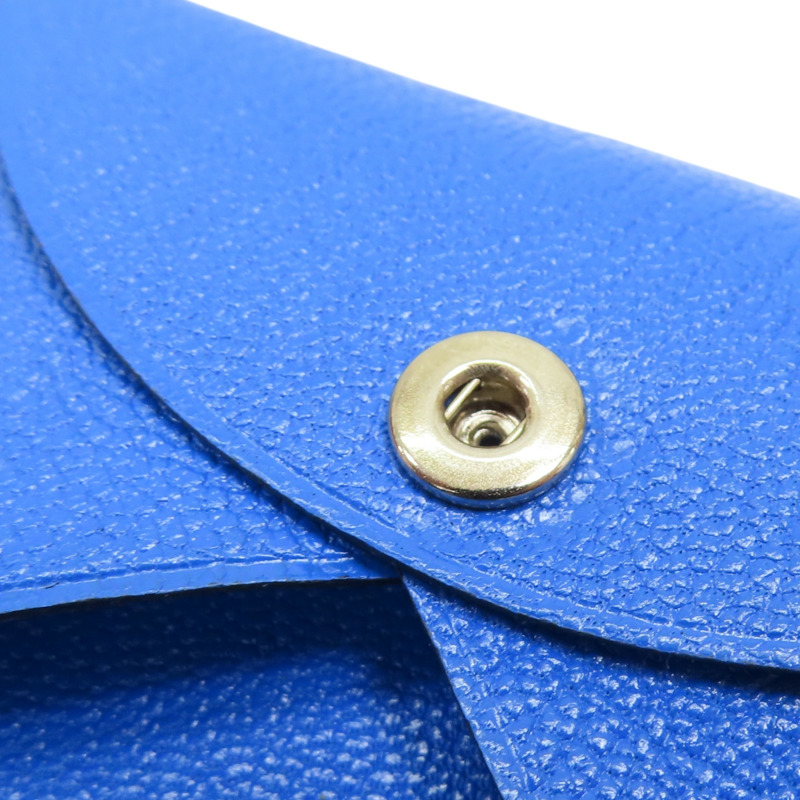 藍色 Chevre皮革 Calvi 卡夾 名片夾 B刻-12