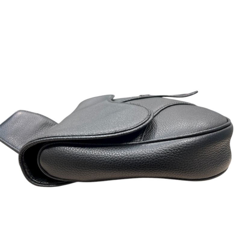 DIOR 迪奧 SADDLE 馬鞍包 皮革 黑色-4