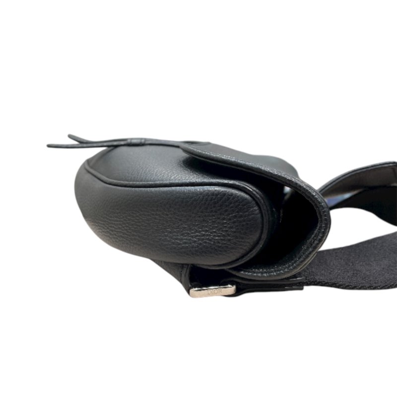 DIOR 迪奧 SADDLE 馬鞍包 皮革 黑色-5