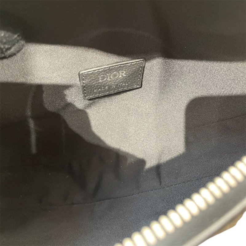 DIOR 迪奧 SADDLE 馬鞍包 皮革 黑色-8