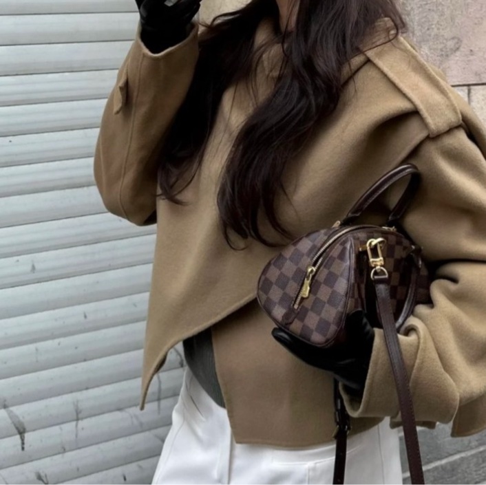 LV 棋盤格Mini元寶包-0