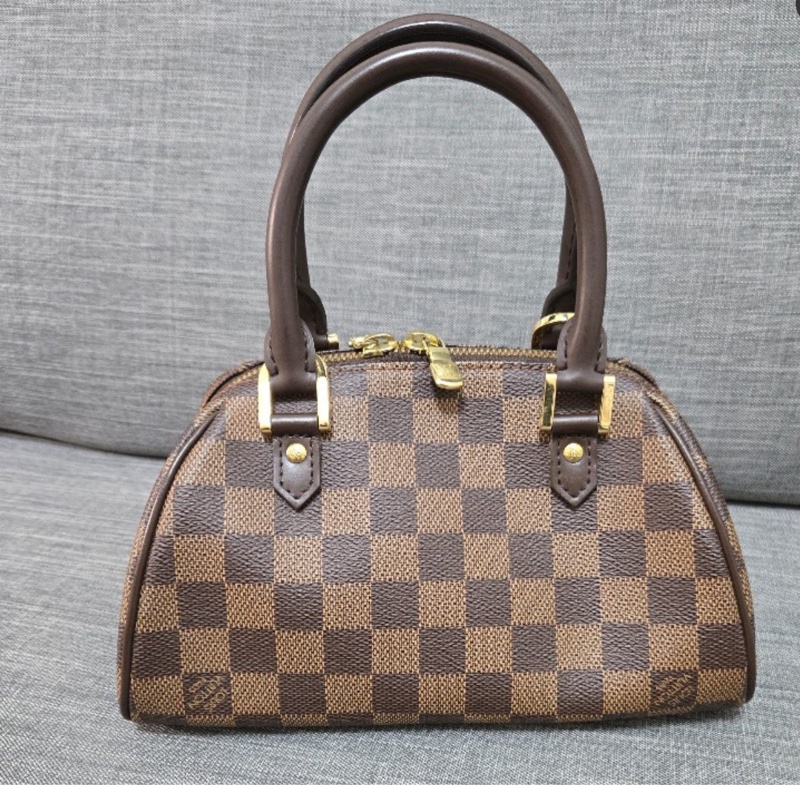 LV 棋盤格Mini元寶包-5