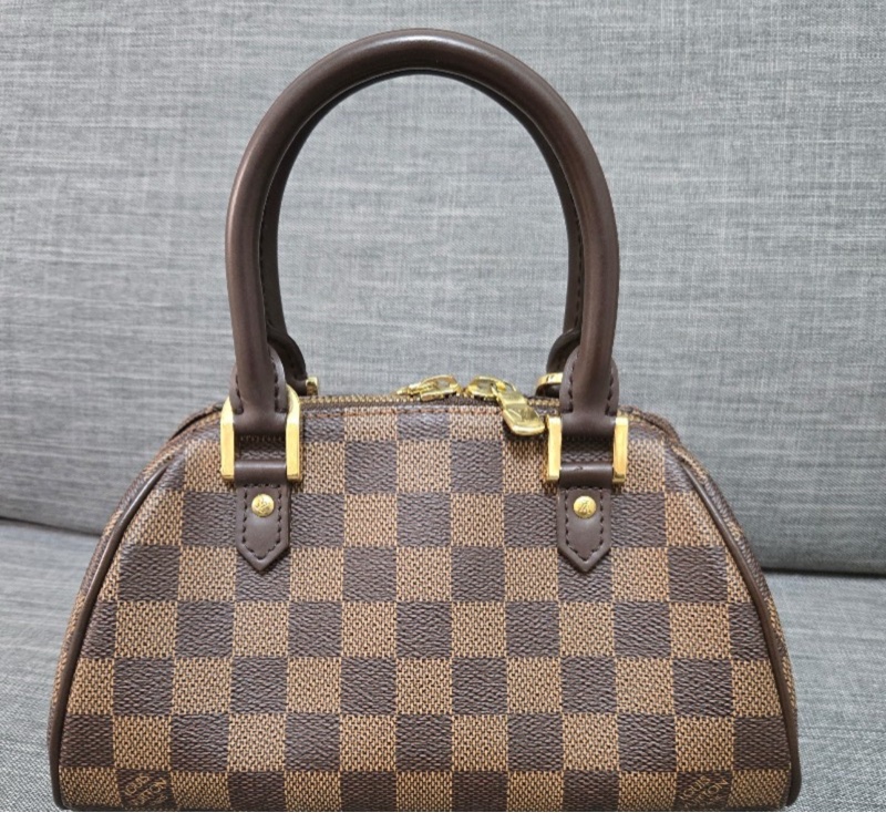 LV 棋盤格Mini元寶包-9