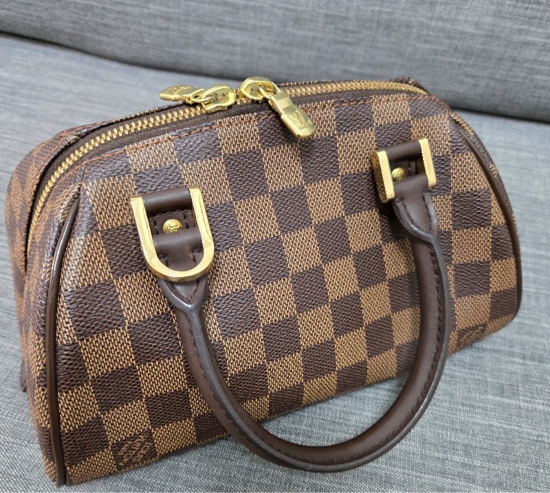 LV 棋盤格Mini元寶包-10