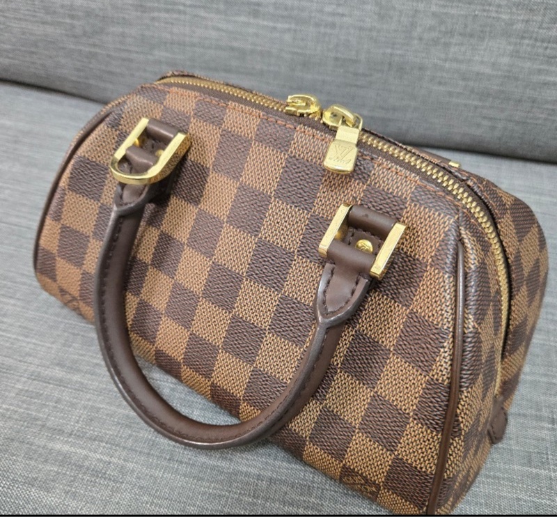 LV 棋盤格Mini元寶包-11