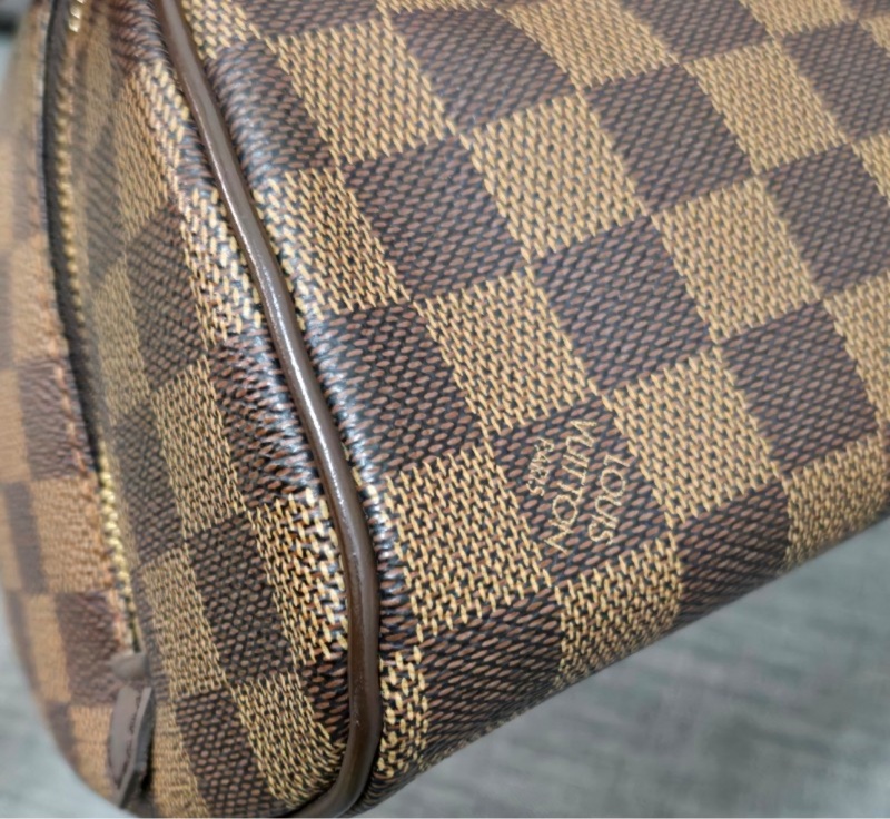 LV 棋盤格Mini元寶包-16