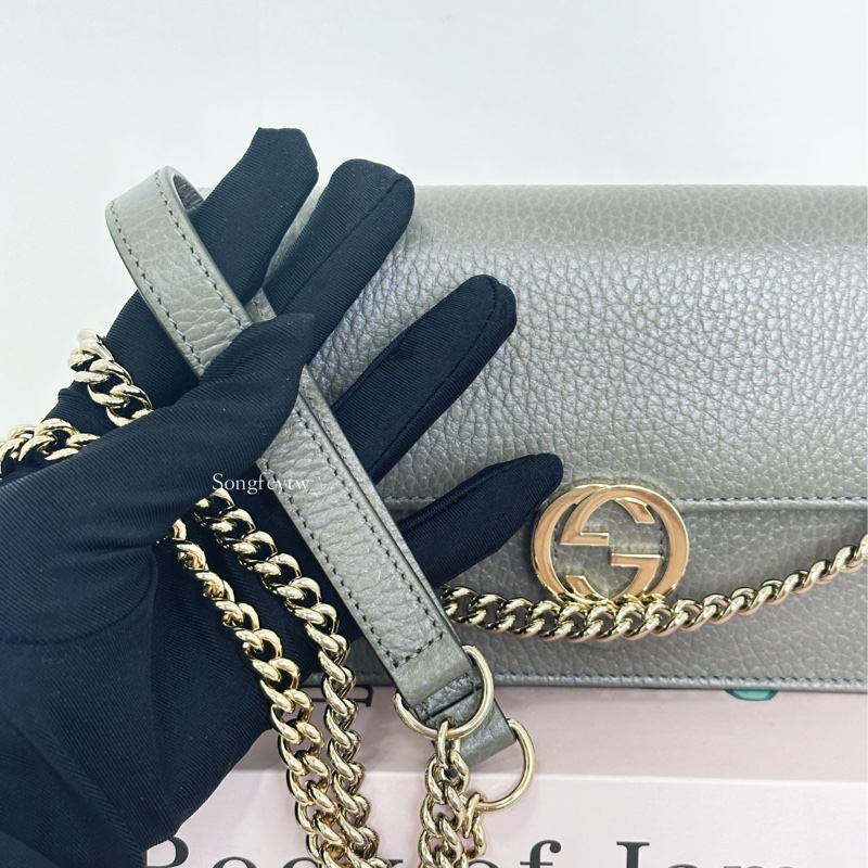 Gucci 金屬Logo Woc包-4