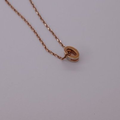 Hermès 愛馬仕 Mini Pop H 奶茶棕 玫瑰金 項鍊-4