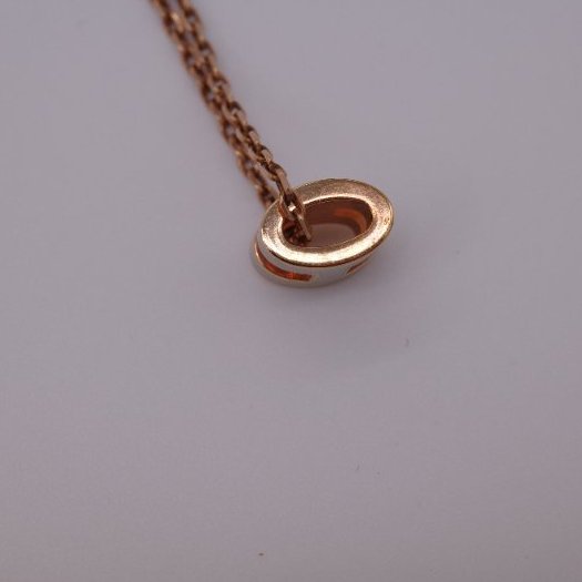 Hermès 愛馬仕 Mini Pop H 奶茶棕 玫瑰金 項鍊-6