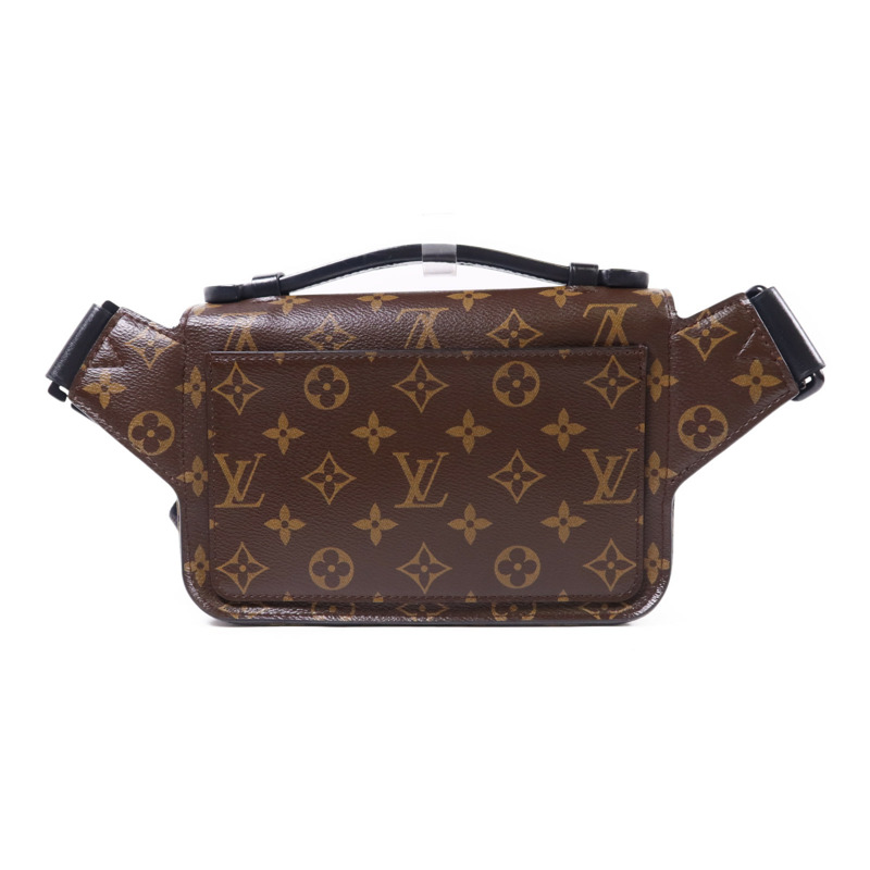 LOUIS VUITTON Monogram Macassar S Lock Sling Bag肩背袋-1