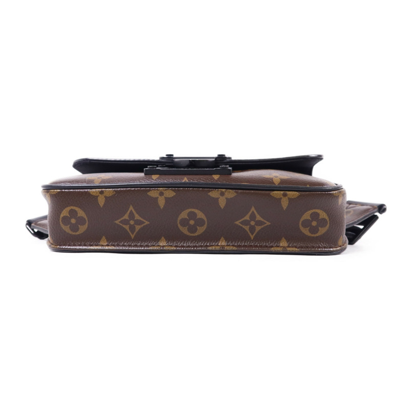 LOUIS VUITTON Monogram Macassar S Lock Sling Bag肩背袋-3