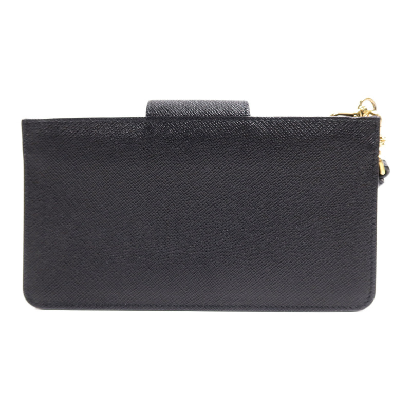 PRADA 牛皮皮革Phone Case金扣鏈帶肩背袋-1