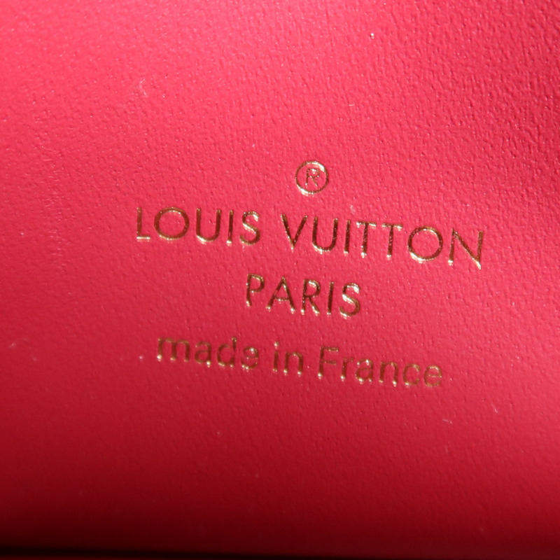 LOUIS VUITTON Monogram Portefeuille Flore金扣鏈帶肩背袋-14