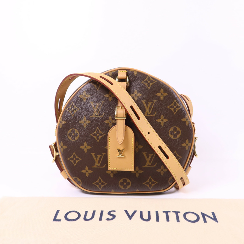 LOUIS VUITTON Monogram Boite Chapeau Souple MM金扣肩背袋-14