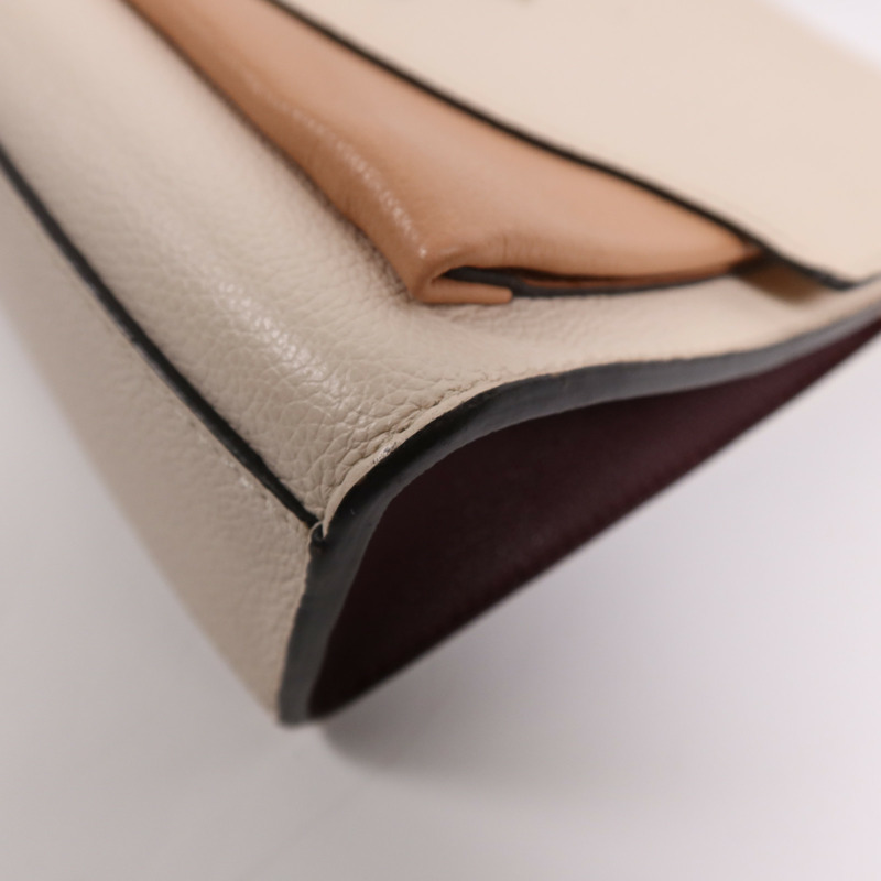 LOUIS VUITTON 牛皮皮革My Lock Me銀扣鏈帶肩背袋-3