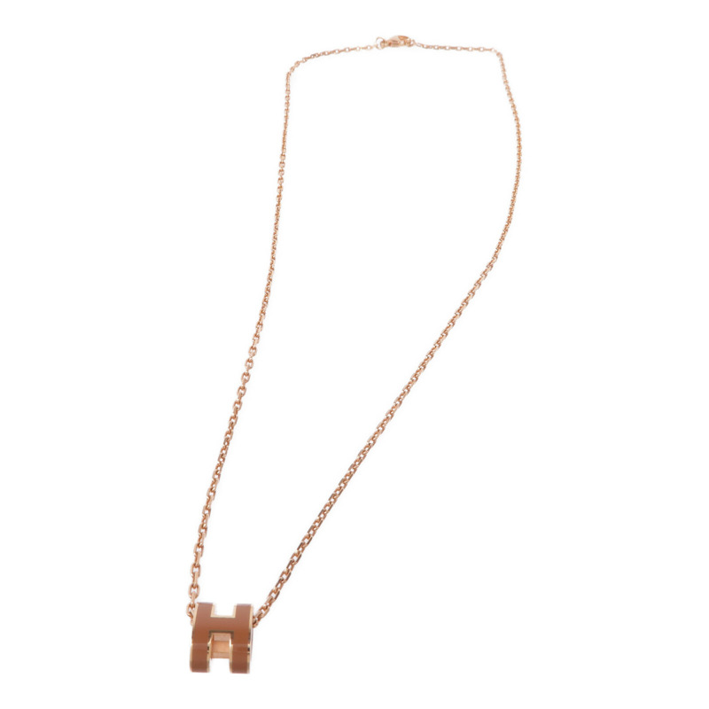 HERMES 金屬Mini Pop H Necklace項鍊-2