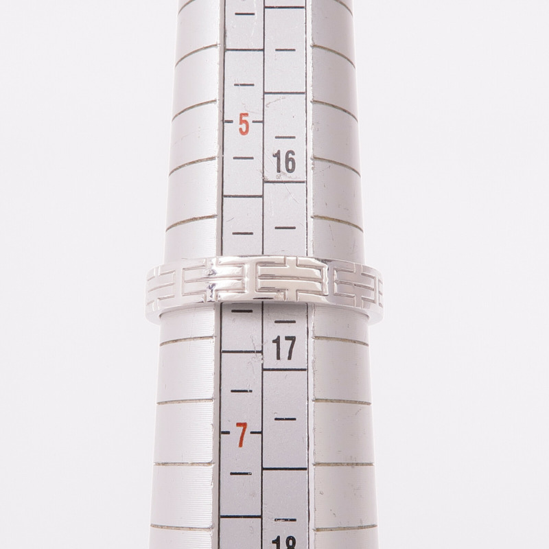 HERMES 18K白金Ring Hermes#52/US#6-5