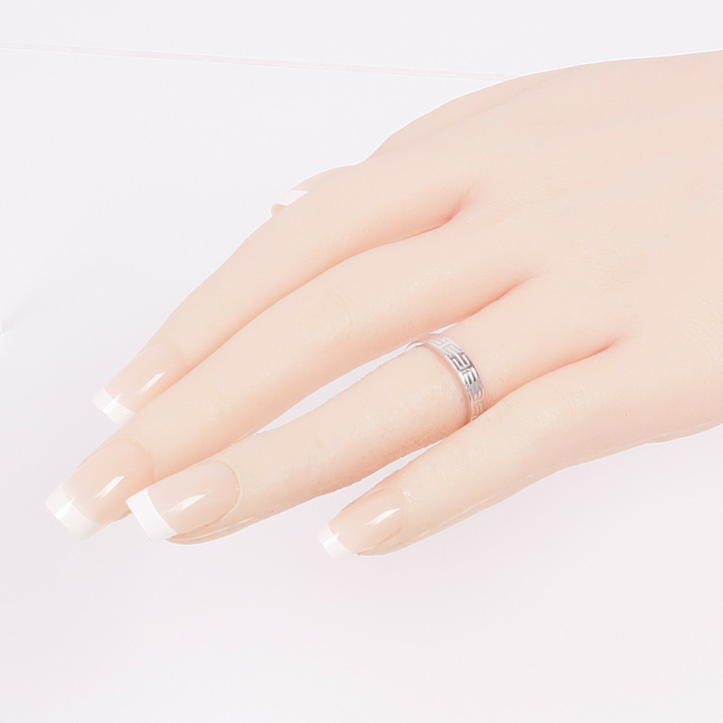 HERMES 18K白金Ring Hermes#52/US#6-6