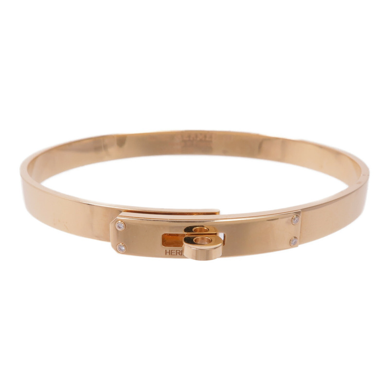 HERMES 18K玫瑰金Kelly Bracelet手鏈-0