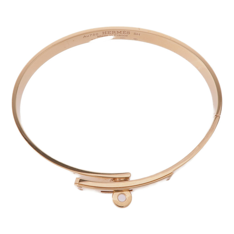 HERMES 18K玫瑰金Kelly Bracelet手鏈-3