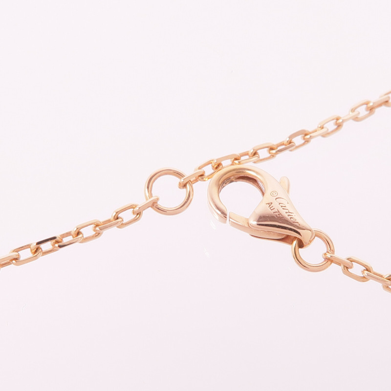 CARTIER 18K玫瑰金Love Pendant Necklace鑽石項鍊-4