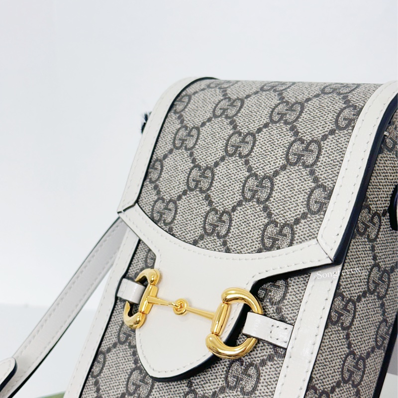 Gucci 經典 1955 老花款 直立式 手機包-2