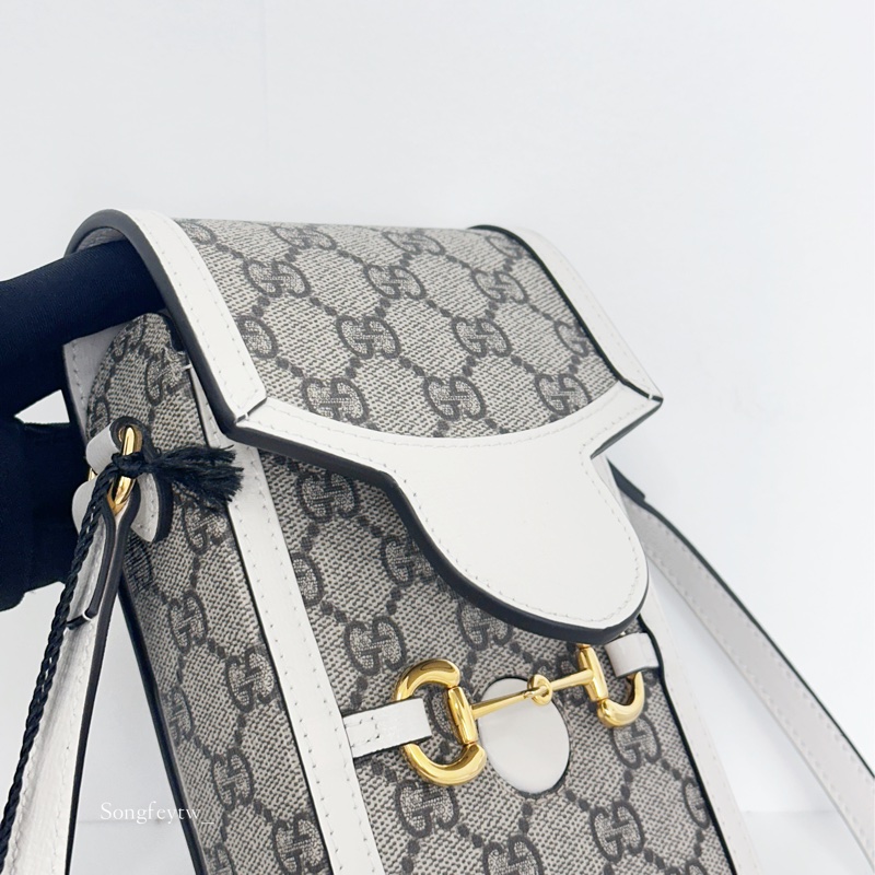 Gucci 經典 1955 老花款 直立式 手機包-3