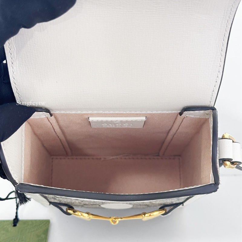 Gucci 經典 1955 老花款 直立式 手機包-4