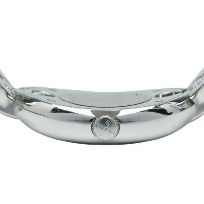 Gucci Marina Chain 三件式鑲鑽腕錶，121.3毫米石英機芯，黑色錶盤，不鏽鋼錶殼，女士款，GUCCI-4