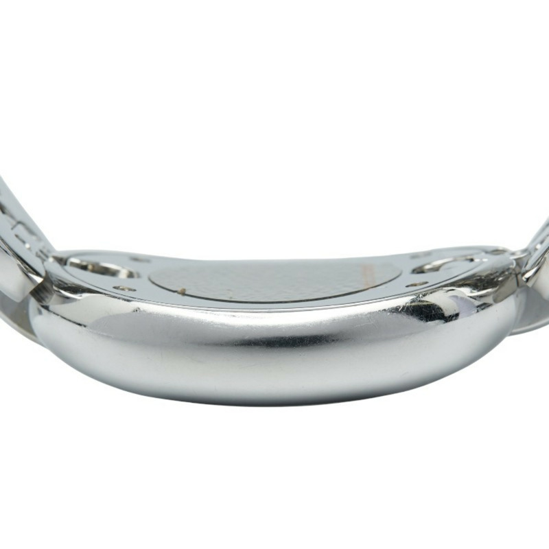 Gucci Marina Chain 三件式鑲鑽腕錶，121.3毫米石英機芯，黑色錶盤，不鏽鋼錶殼，女士款，GUCCI-5