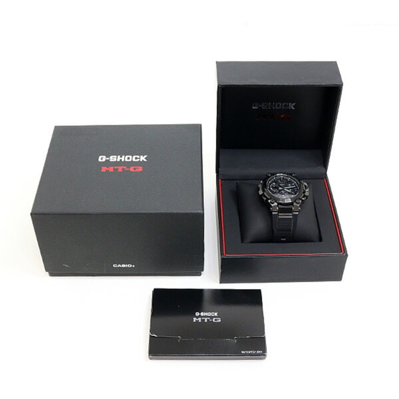 卡西歐 G-Shock 男士手錶 MTG-B3000B-1AJF 太陽能 20 ATM 防水 黑色錶盤-1