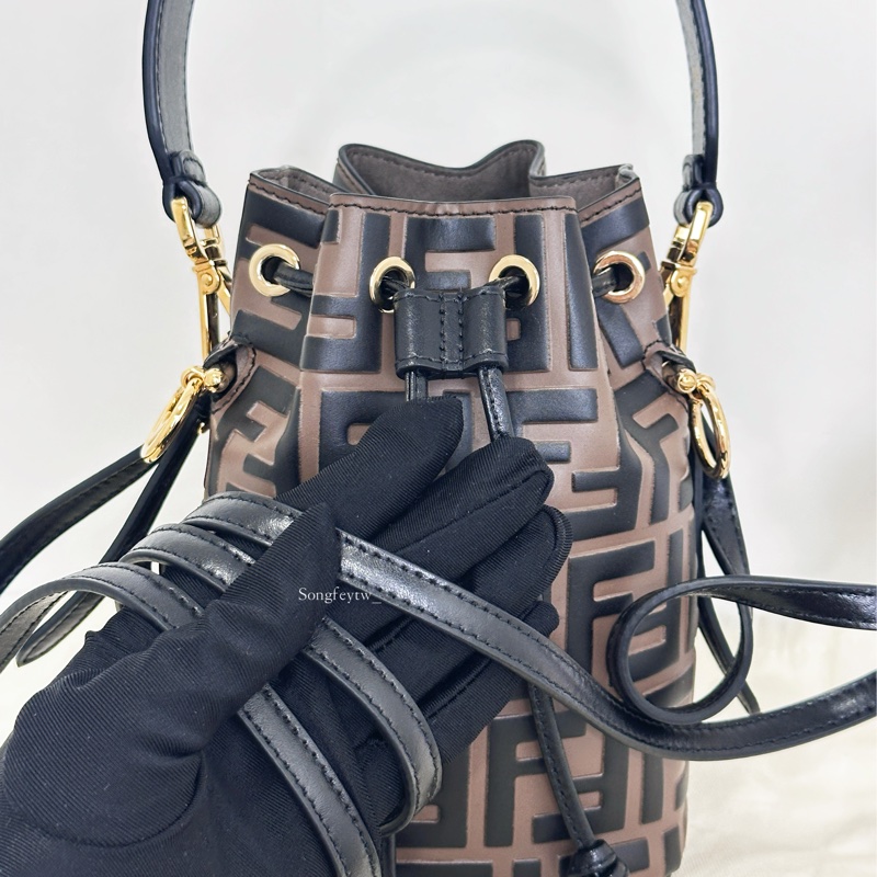 Fendi 經典 老花 水桶包-5
