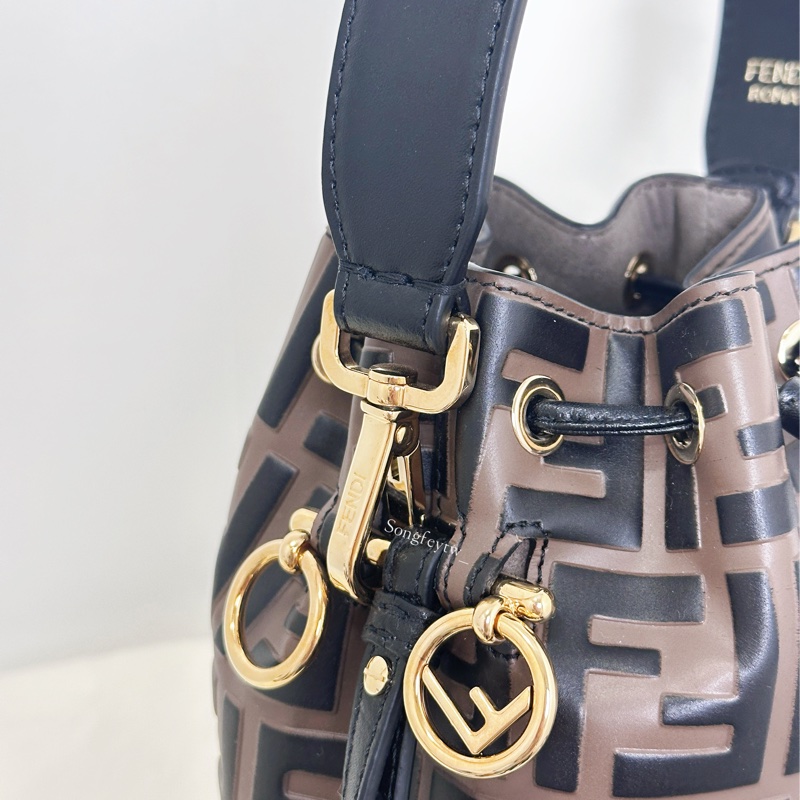 Fendi 經典 老花 水桶包-7