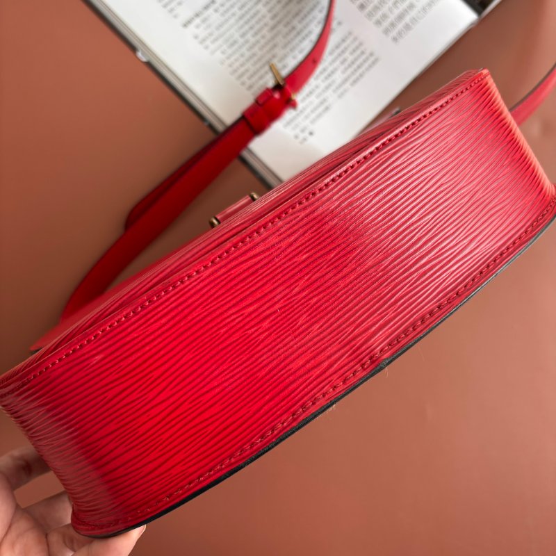 ::LOUIS VUITTON:: LV M52197  Epi Saint Cloud GM 單肩包紅色馬鞍包 斜背包-2