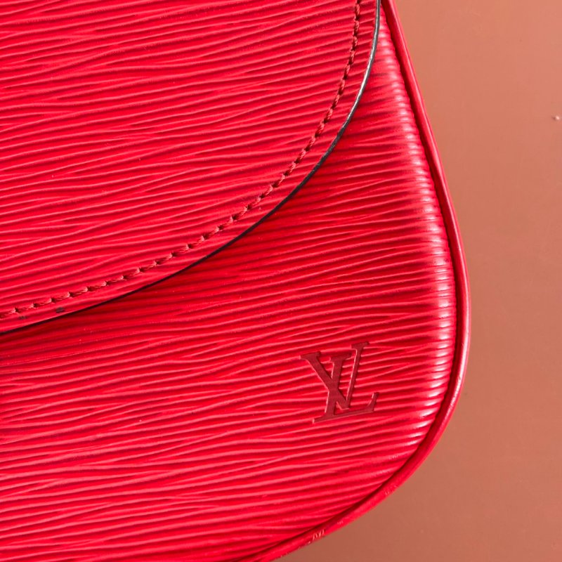 ::LOUIS VUITTON:: LV M52197  Epi Saint Cloud GM 單肩包紅色馬鞍包 斜背包-3