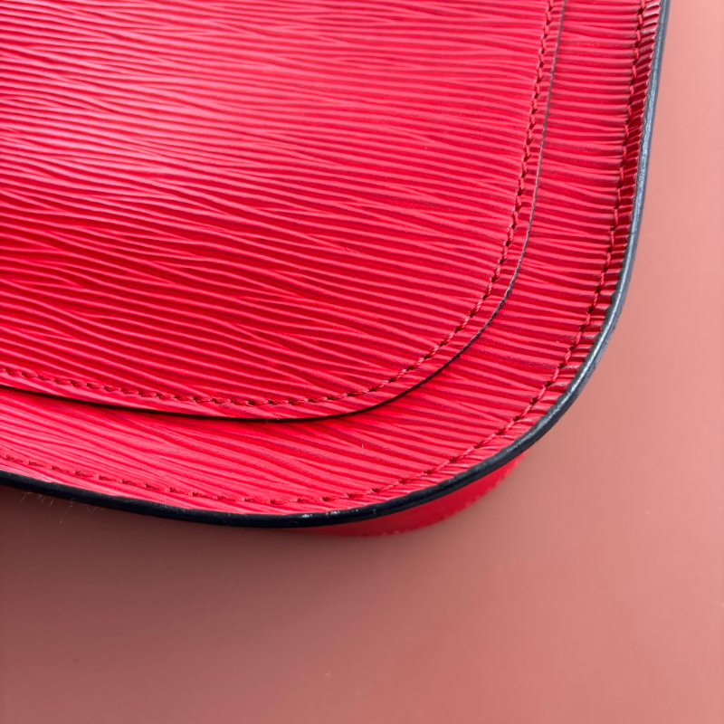 ::LOUIS VUITTON:: LV M52197  Epi Saint Cloud GM 單肩包紅色馬鞍包 斜背包-15