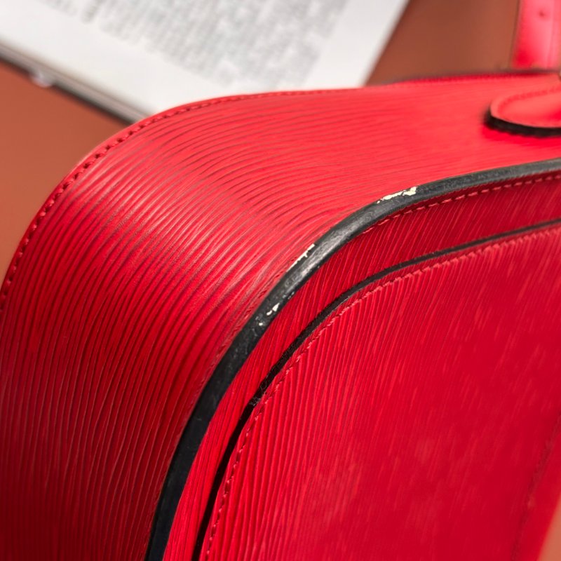 ::LOUIS VUITTON:: LV M52197  Epi Saint Cloud GM 單肩包紅色馬鞍包 斜背包-20