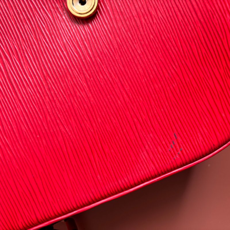 ::LOUIS VUITTON:: LV M52197  Epi Saint Cloud GM 單肩包紅色馬鞍包 斜背包-27