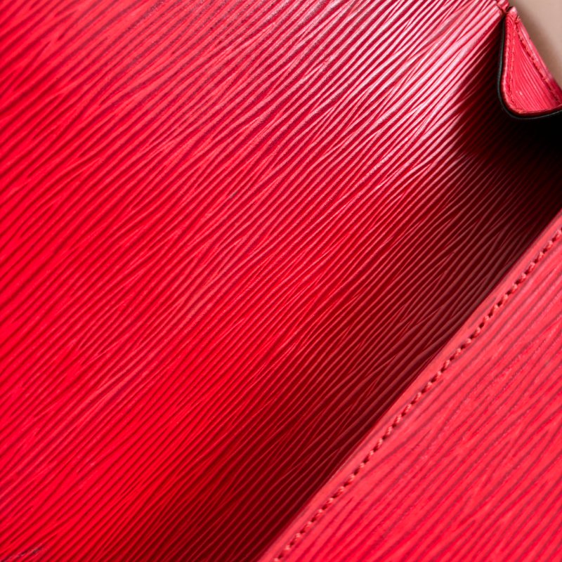 ::LOUIS VUITTON:: LV M52197  Epi Saint Cloud GM 單肩包紅色馬鞍包 斜背包-31