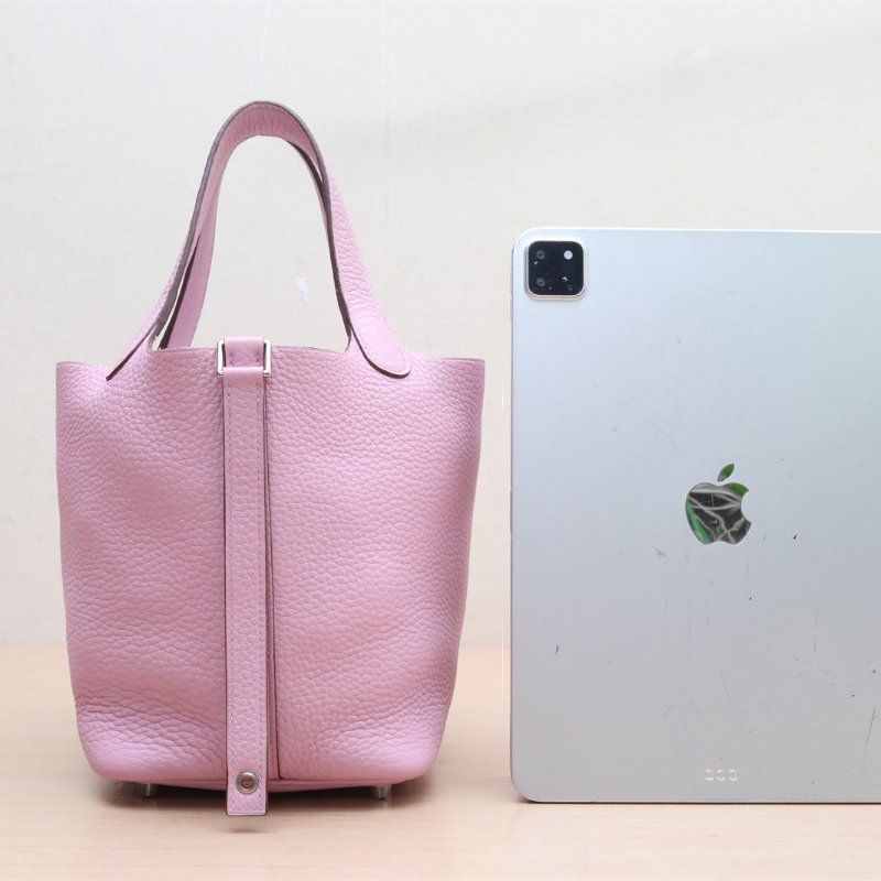 皮克汀18 菜篮子 X9锦葵紫 TC皮 Z刻 银扣-1